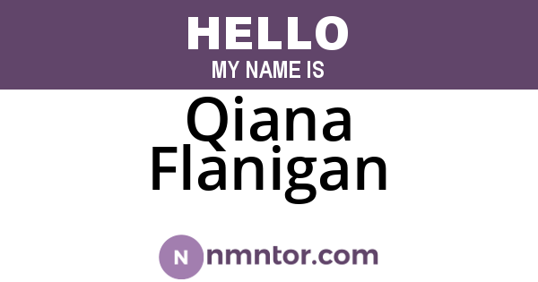 Qiana Flanigan