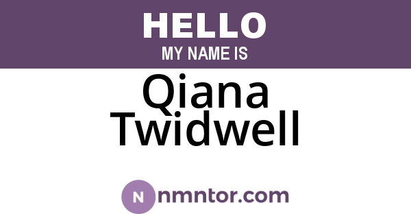 Qiana Twidwell