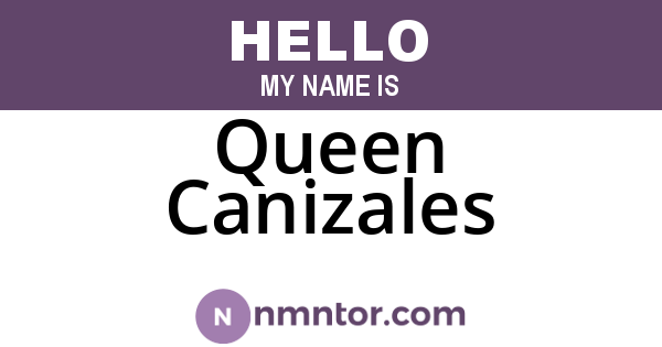 Queen Canizales