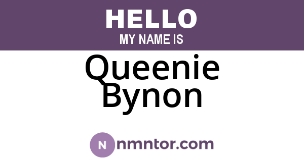 Queenie Bynon