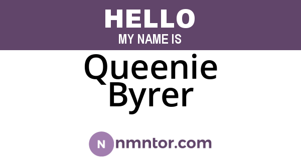 Queenie Byrer