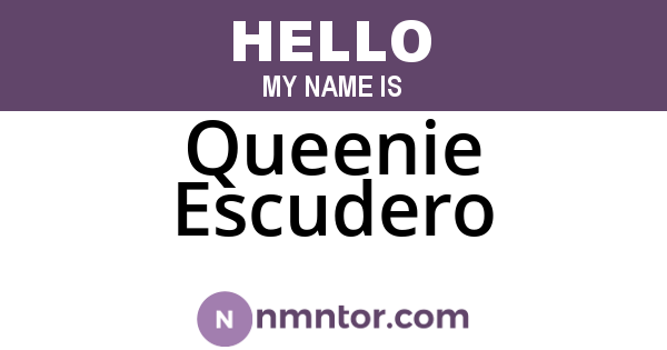 Queenie Escudero