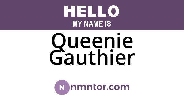 Queenie Gauthier
