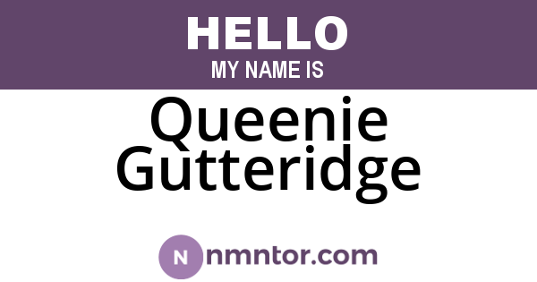 Queenie Gutteridge