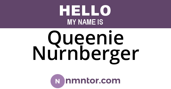 Queenie Nurnberger