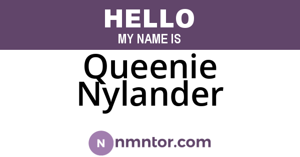Queenie Nylander