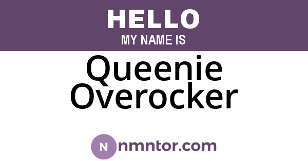 Queenie Overocker