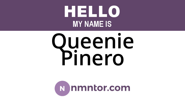 Queenie Pinero