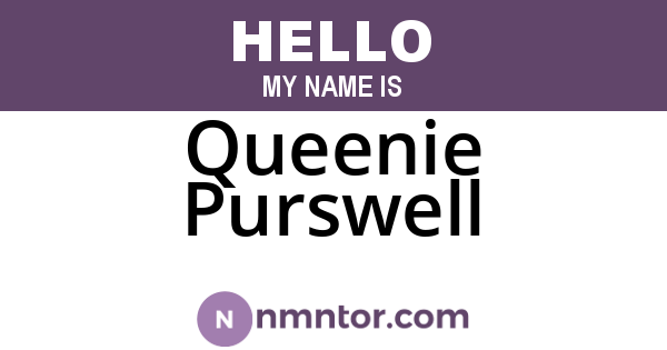 Queenie Purswell