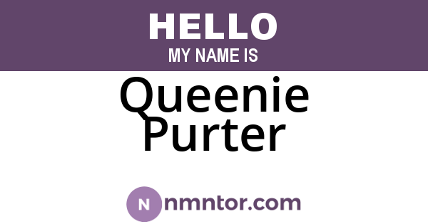 Queenie Purter
