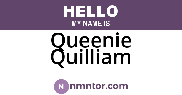 Queenie Quilliam