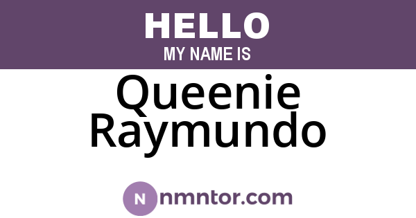 Queenie Raymundo