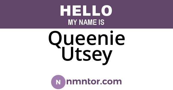 Queenie Utsey