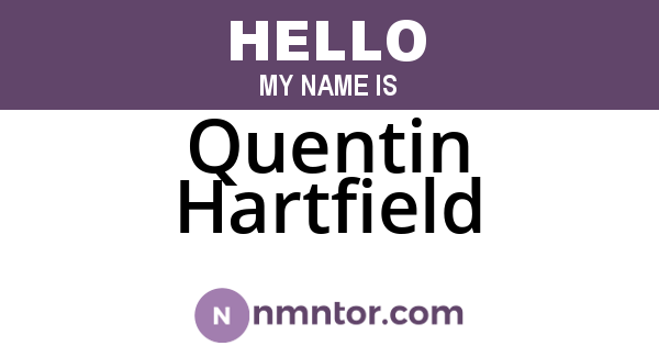 Quentin Hartfield