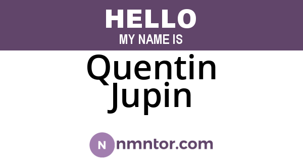 Quentin Jupin