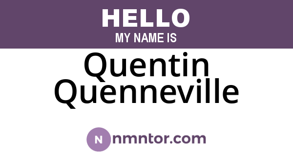 Quentin Quenneville