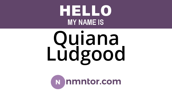 Quiana Ludgood