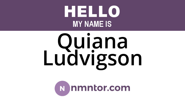 Quiana Ludvigson