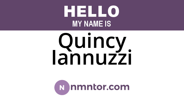 Quincy Iannuzzi