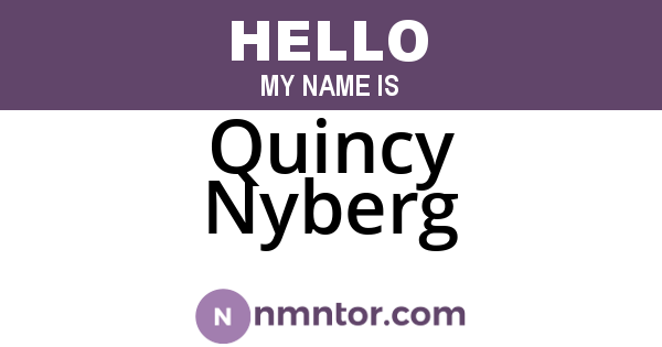 Quincy Nyberg