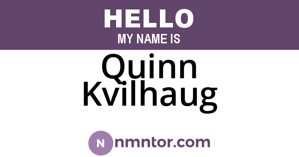 Quinn Kvilhaug