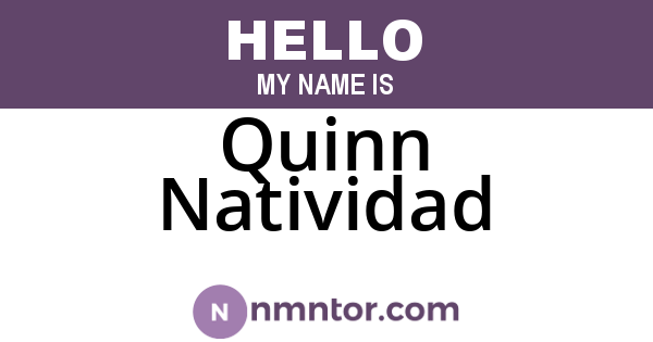 Quinn Natividad