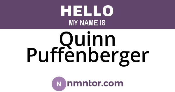 Quinn Puffenberger