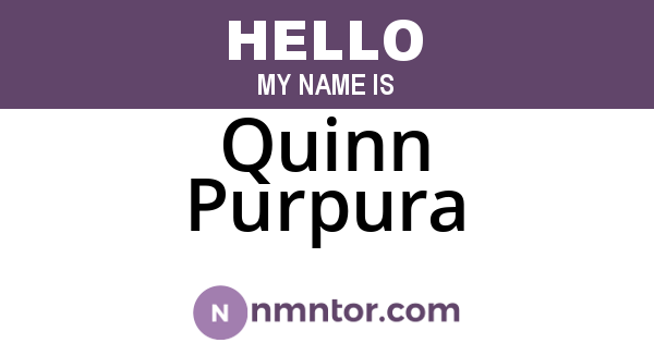 Quinn Purpura