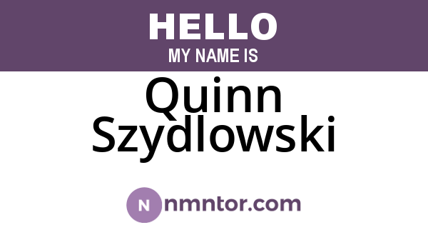 Quinn Szydlowski
