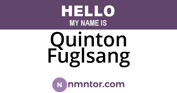 Quinton Fuglsang