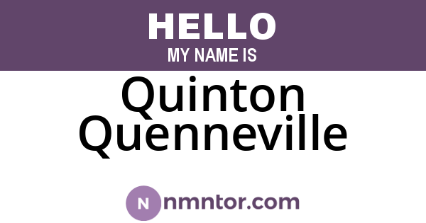 Quinton Quenneville