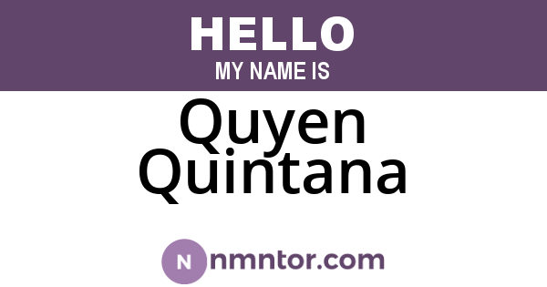 Quyen Quintana