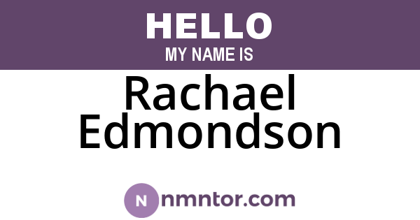 Rachael Edmondson