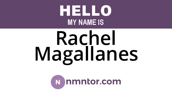 Rachel Magallanes