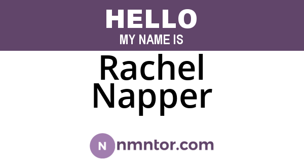 Rachel Napper