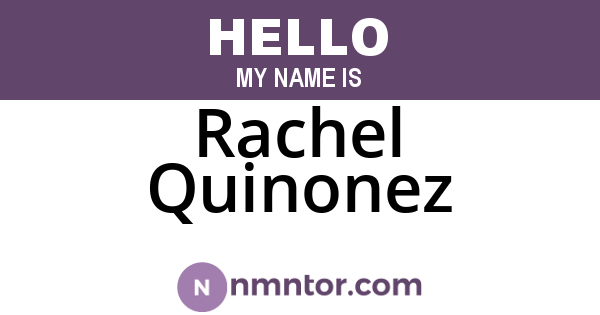 Rachel Quinonez