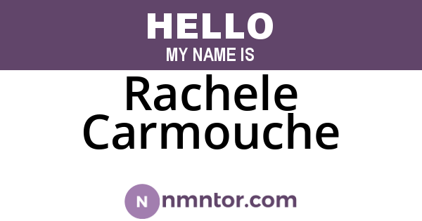 Rachele Carmouche