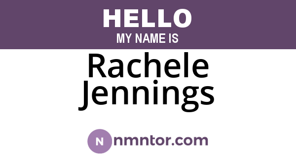 Rachele Jennings