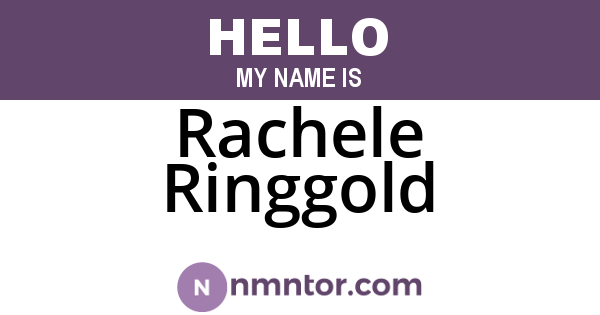 Rachele Ringgold