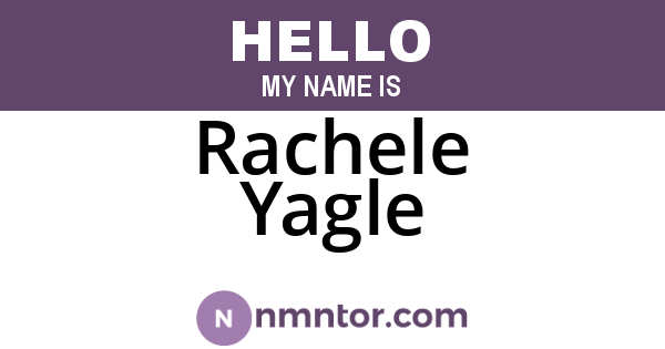 Rachele Yagle
