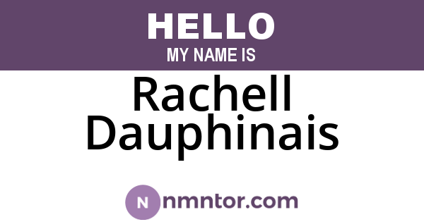 Rachell Dauphinais