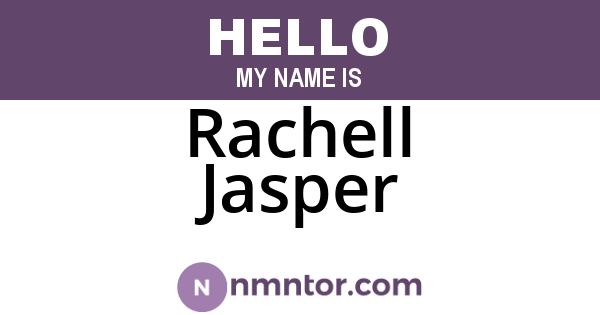 Rachell Jasper