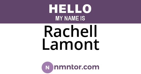 Rachell Lamont