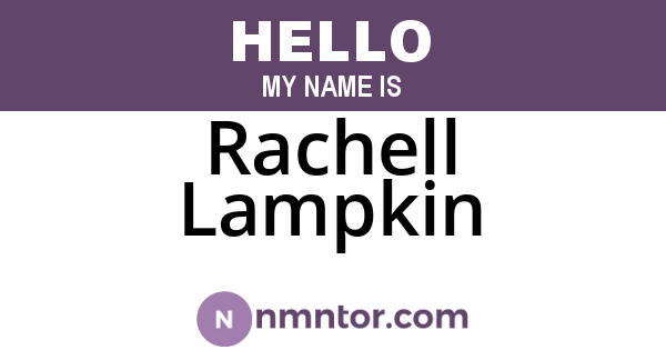 Rachell Lampkin