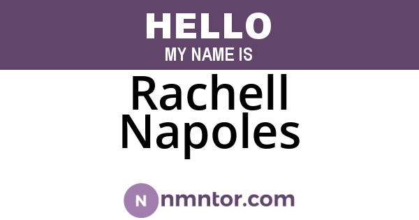 Rachell Napoles