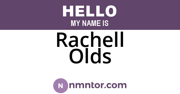Rachell Olds