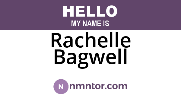 Rachelle Bagwell