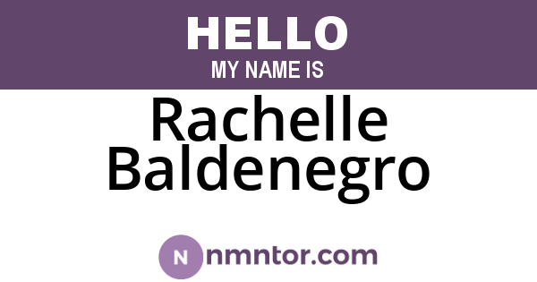 Rachelle Baldenegro
