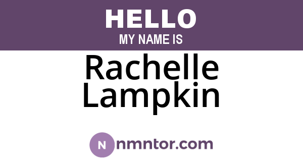 Rachelle Lampkin