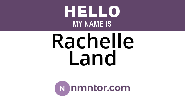Rachelle Land